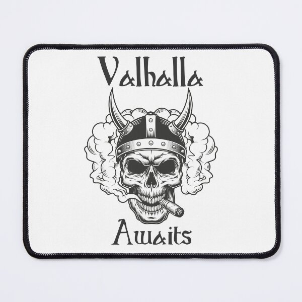 Item preview,  Valhalla Awaits - Skull smoking designed and sold by Georgy09.