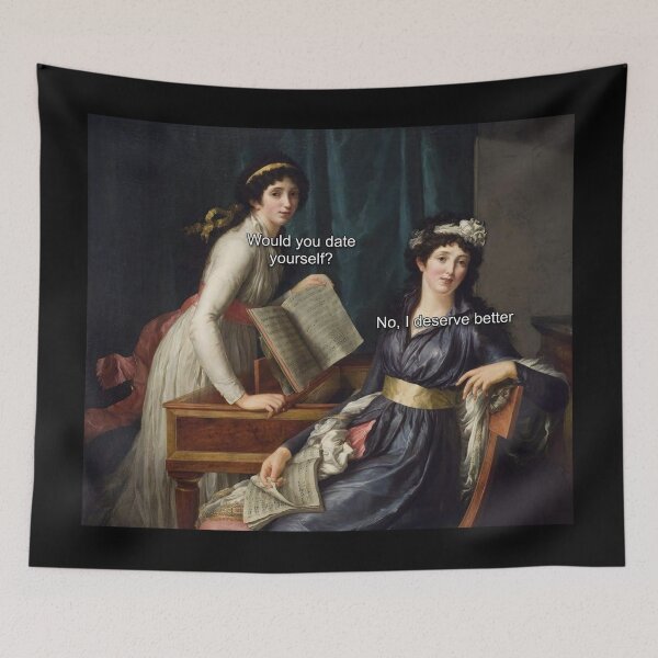 Item preview, Would you date yourself - Thanksgiving, Christmas And Birthday Party Gift Ideas for Classic Memes Lovers and Fans designed and sold by Memeing Everything.