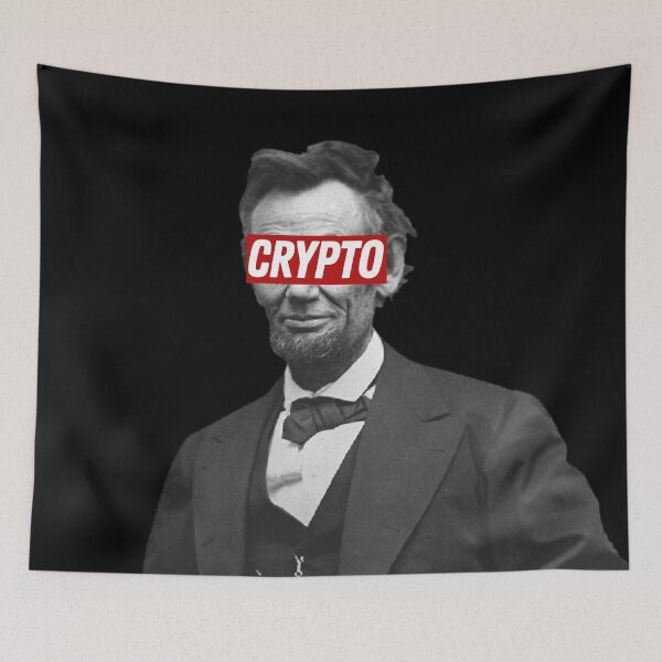 Item preview, Abraham Lincoln Crypto Lover designed and sold by NoSpecialShop.