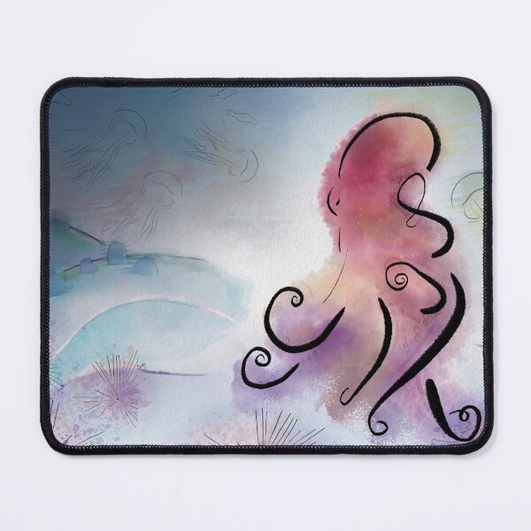 Item preview, The Abstracted Octopus // Dreamy Watercolor designed and sold by puddlea.