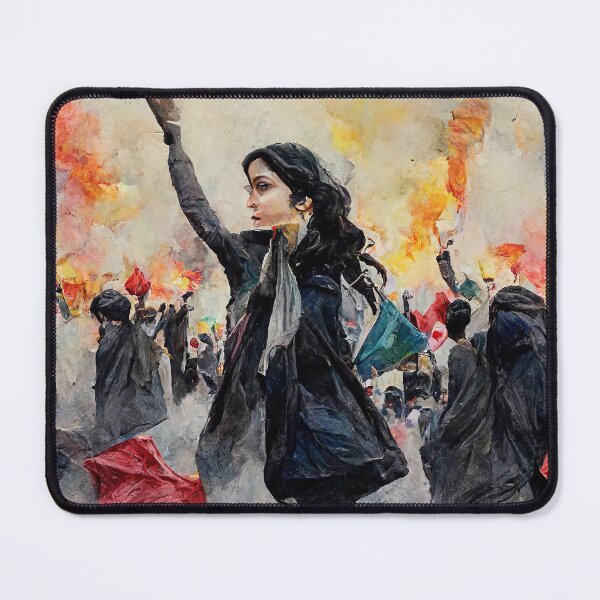 Item preview, Iranian women protesting after the death of Mahsa Amini designed and sold by justinasv775.