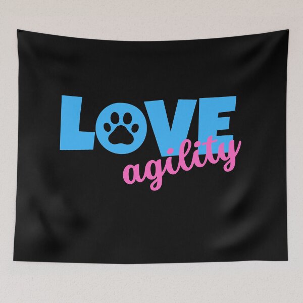 Item preview, Love agility in blue and pink designed and sold by PausePapote.