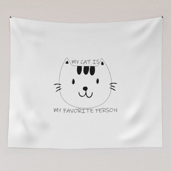 Item preview, my cat is my favorite person designed and sold by Mewnew.