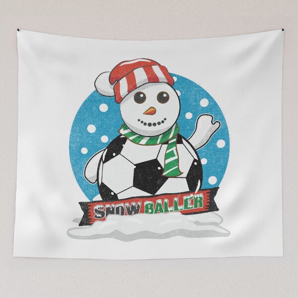 Item preview, Soccer Christmas Snowman (Snow Baller) designed and sold by Numero14.