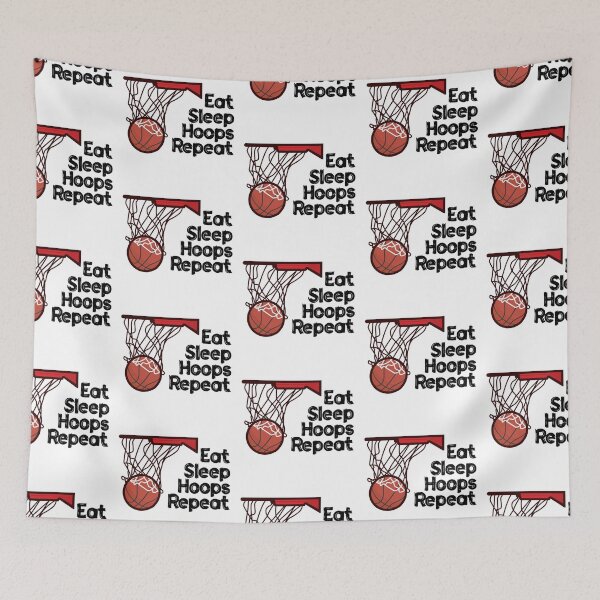 Item preview, Eat Sleep Hoops Repetir designed and sold by nextneveldesign.