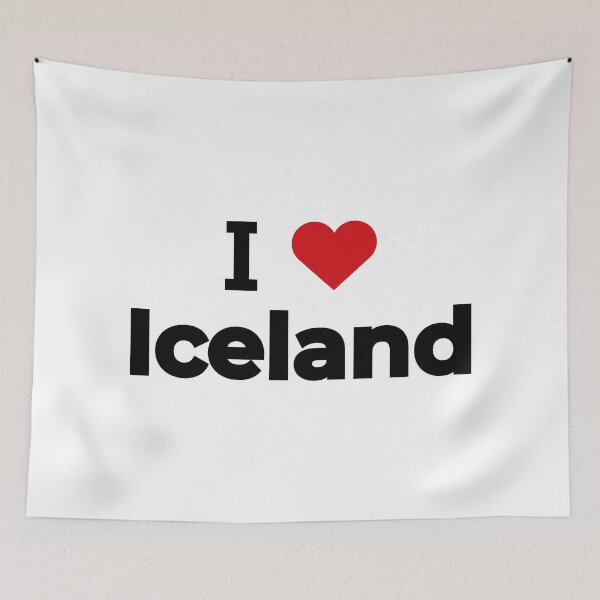 Item preview, I love Iceland designed and sold by Moyanana.