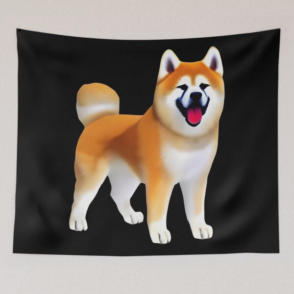 Item preview, Akita dog breed designed and sold by The Love Quill.