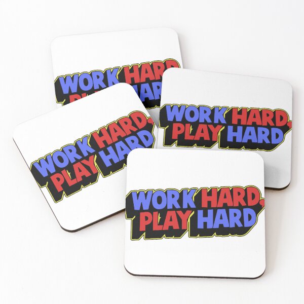 Artikelvorschau, Arbeite hart, spiele hartes Design entworfen und verkauft von Design Kingdom.