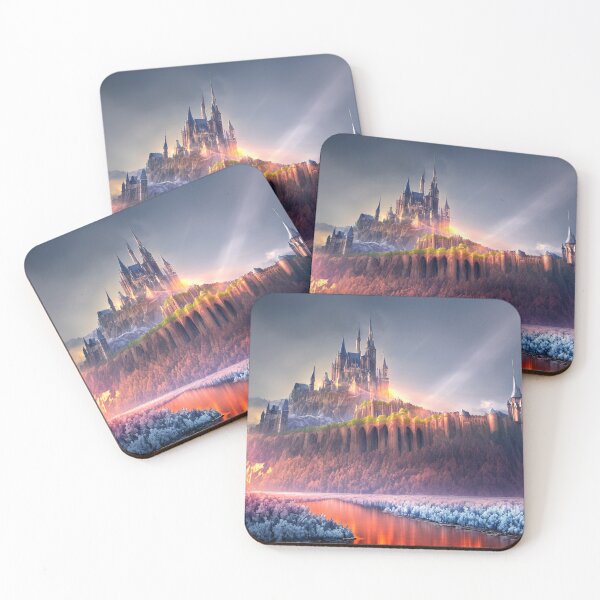 Item preview, A Lone Mountain Fortress designed and sold by GeomanticArts.
