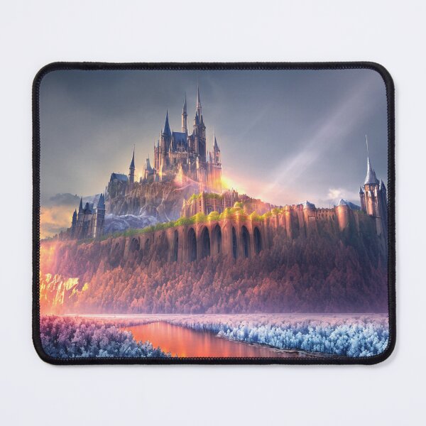 Item preview, A Lone Mountain Fortress designed and sold by GeomanticArts.