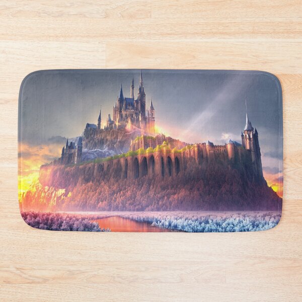 Item preview, A Lone Mountain Fortress designed and sold by GeomanticArts.