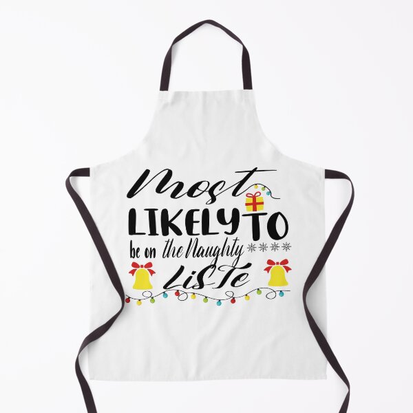 Aperçu de l'œuvre les plus susceptibles d'être sur la liste coquine, les chemises de Noël assorties pour la famille | T-shirts de Noël drôles | Les plus susceptibles de chemises | Cadeaux de Noël | T-shirts de Noël | Noël assorti créée et vendue par hmgrafi36.