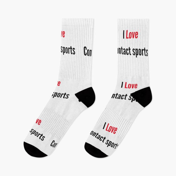 Item preview, I love Contact sports designed and sold by FunifyQuotes.