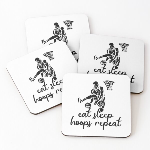 Item preview, Eat Sleep Hoops Repetir designed and sold by nextneveldesign.