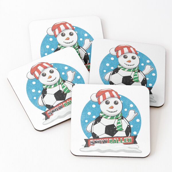 Item preview, Soccer Christmas Snowman (Snow Baller) designed and sold by Numero14.