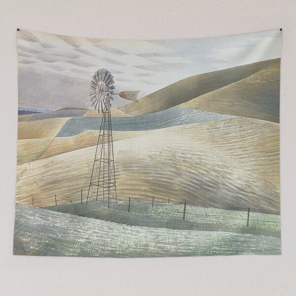 Item preview, Eric Ravilious Painting  Windmill designed and sold by tomorrowsart.