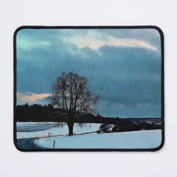 Item preview, street with Linden tree in winter designed and sold by Wolfgang Schweizer.