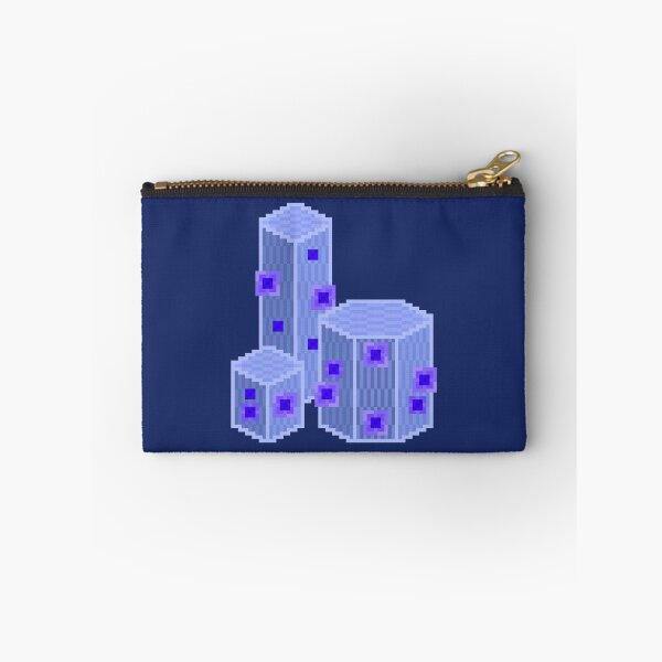 Item preview, Blue Geometric Pixel Cacti designed and sold by rin3d .