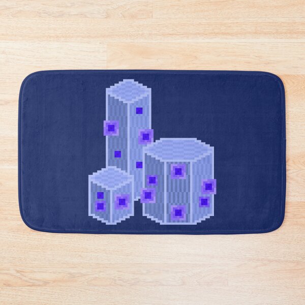 Item preview, Blue Geometric Pixel Cacti designed and sold by rin3d .