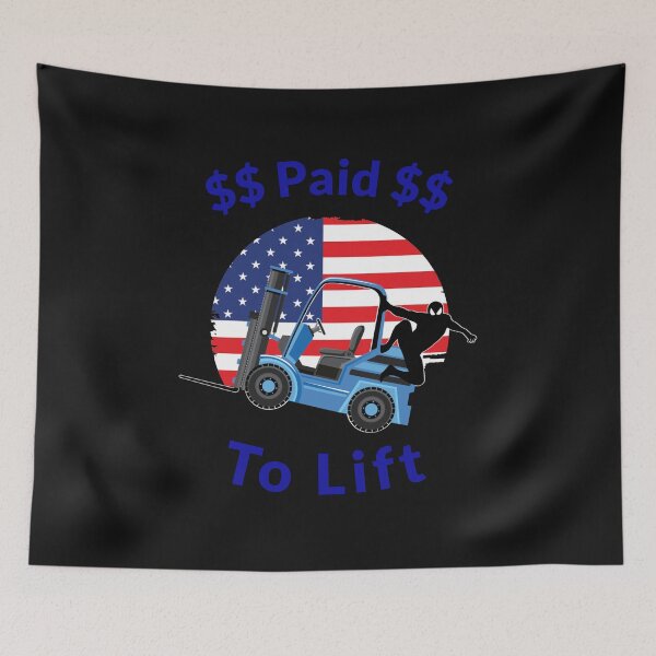 Item preview, Forklift Ninja, Paid to Lift BB designed and sold by TeamsterLife.