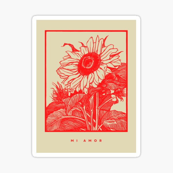 Girasol Stickers for Sale | Redbubble