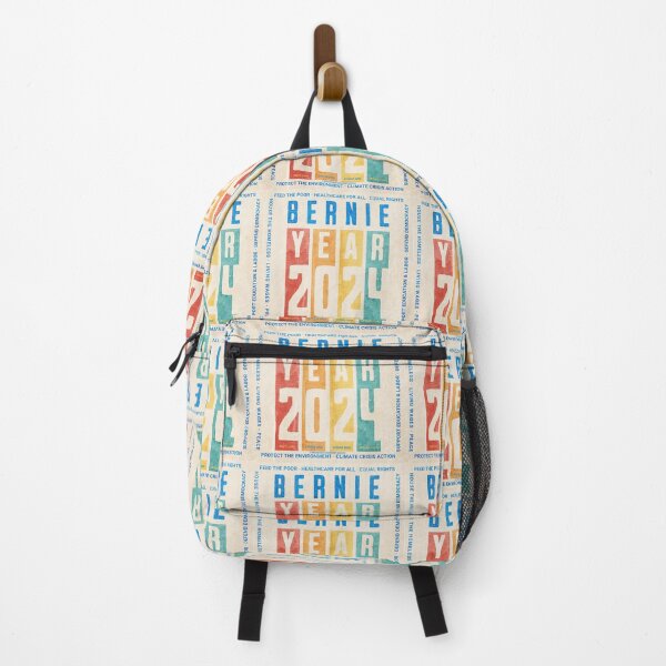 Item preview, PMD00135 Progressive Movement Designs Bernie Sanders 2024 Rainbow on blue for progressives designed and sold by ProgressiveLeft.