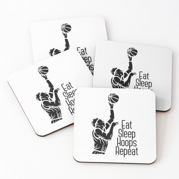 Item preview, Eat Sleep Hoops Repetir designed and sold by nextneveldesign.
