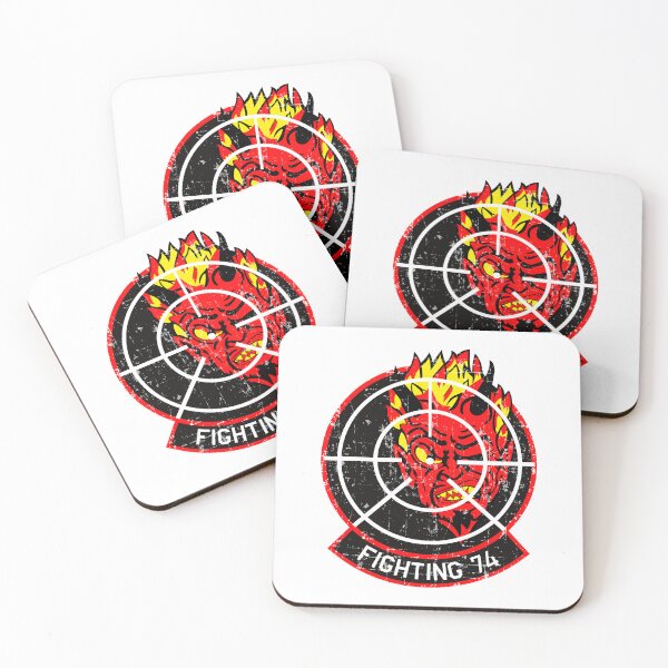 Item preview, USN VF-74 Strike Fighter Squadron - Be-Devilers - Black Grunge Style designed and sold by pzd501.