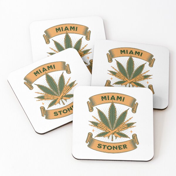 Item preview, Miami Stoner - South Beach Vibe - Christmas Gift Idea For Stoners and Potheads  designed and sold by AlanPhotoArt.