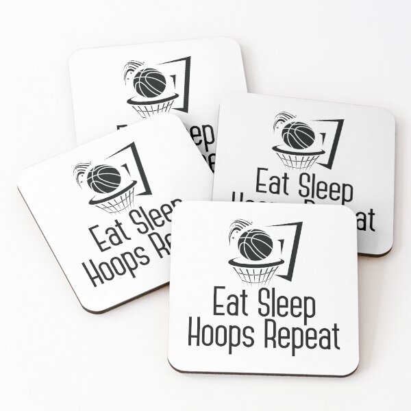 Item preview, Eat Sleep Hoops Repetir designed and sold by nextneveldesign.