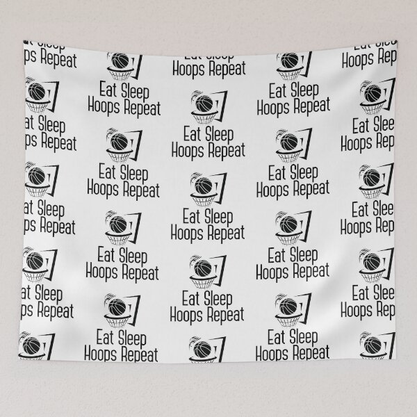 Item preview, Eat Sleep Hoops Repetir designed and sold by nextneveldesign.