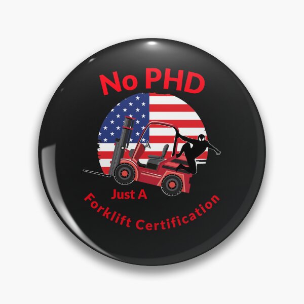 Item preview, Forklift Ninja, No PHD Just a Forklift Certification RR designed and sold by TeamsterLife.