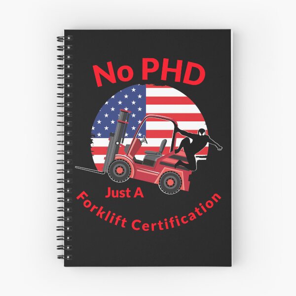 Item preview, Forklift Ninja, No PHD Just a Forklift Certification RR designed and sold by TeamsterLife.