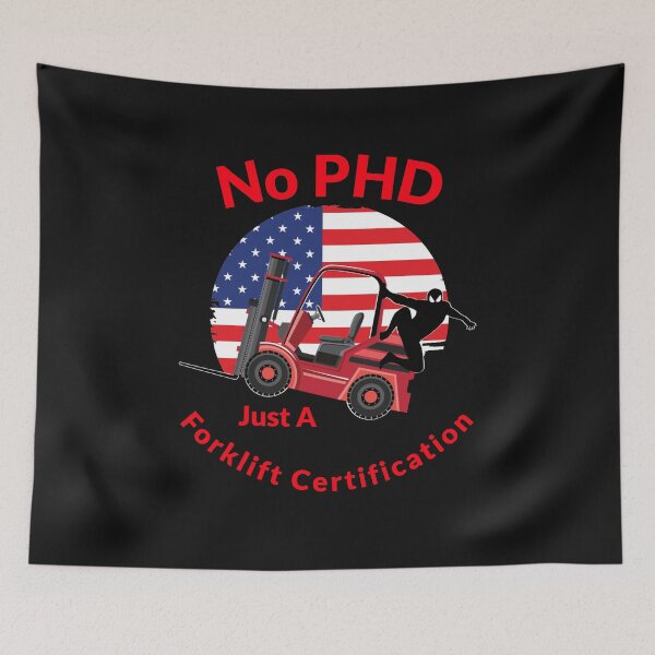 Item preview, Forklift Ninja, No PHD Just a Forklift Certification RR designed and sold by TeamsterLife.