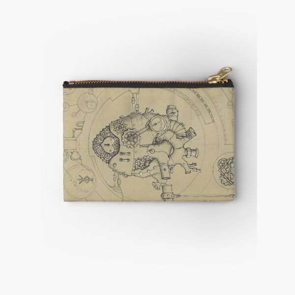 Artikelvorschau, Steampunk-Herzgrafik (Tintenillustration) entworfen und verkauft von Sam Deacon Art.