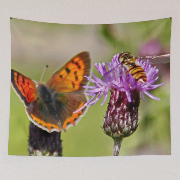 Item preview, Small Copper & Hoverfly designed and sold by AnnDixon.