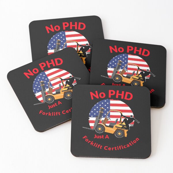 Item preview, Forklift Ninja, No PHD Just a Forklift Certification GR designed and sold by TeamsterLife.