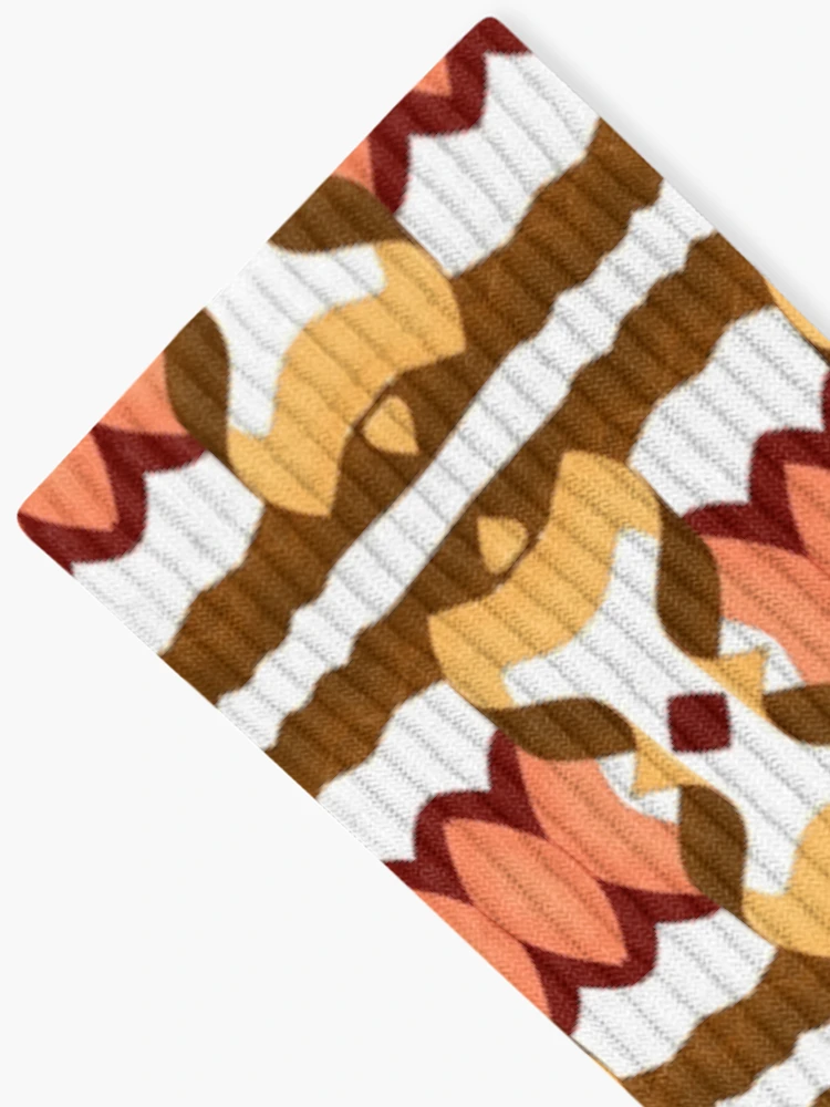 Thumbnail 2 of 5, Socks, Creative orange design  designed and sold by Work of art Shop.