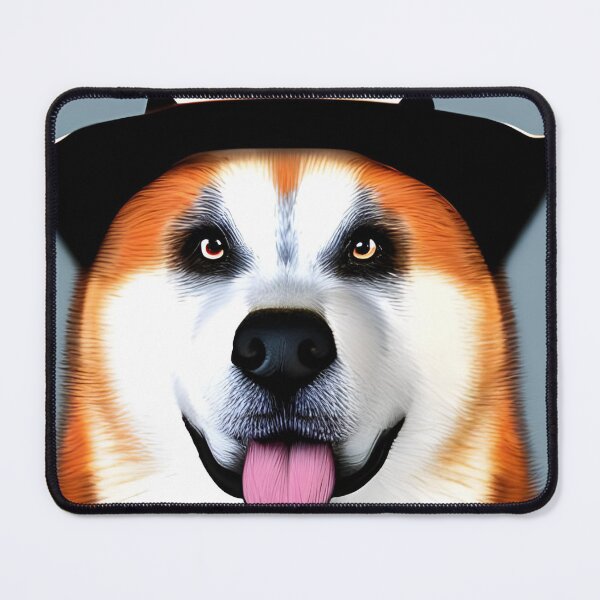 Item preview, Cowboy Akita dog, Akita dog breed designed and sold by The Love Quill.
