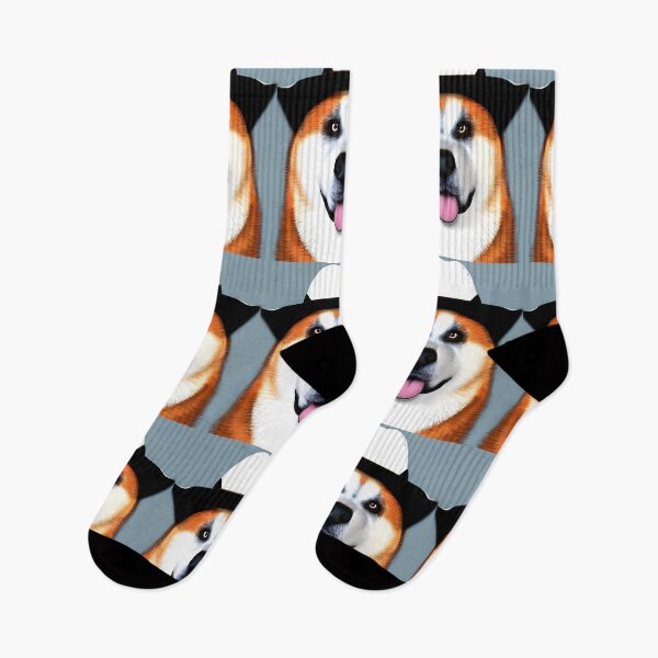 Item preview, Cowboy Akita dog, Akita dog breed designed and sold by The Love Quill.