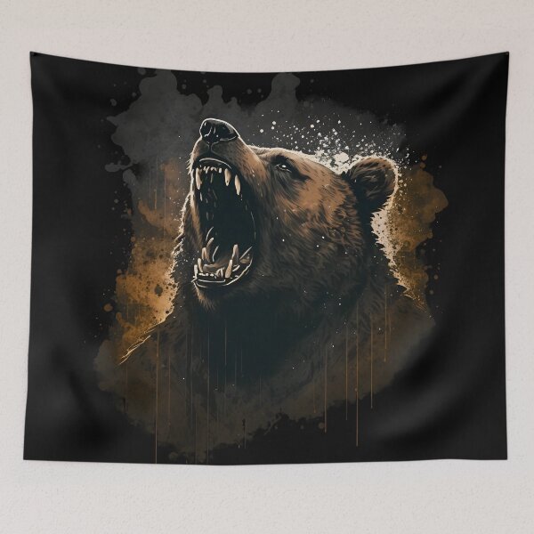 Item preview, Bear Growling designed and sold by john-ess.