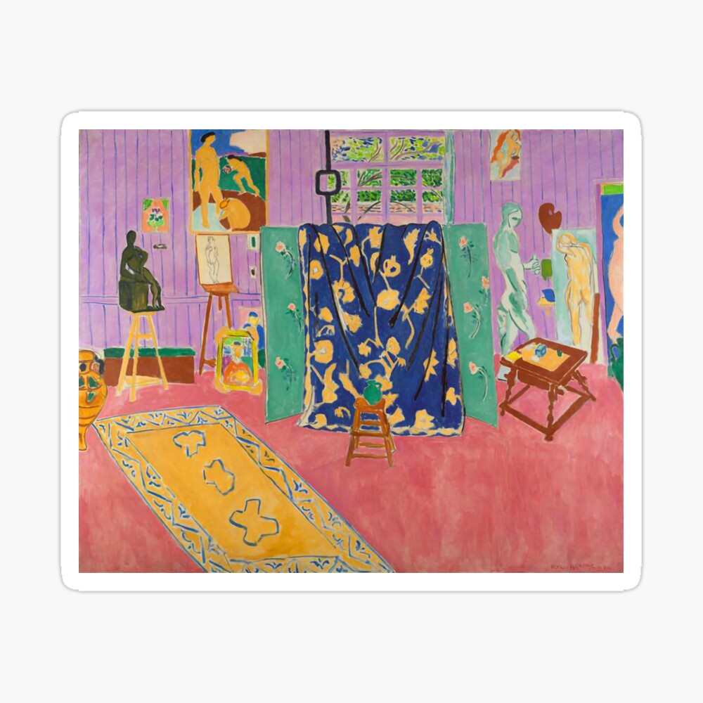 Henri Matisse  The Pink Studio Henri Matisse Zipper Pouch
