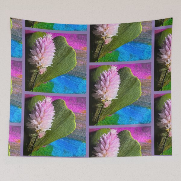 Item preview, Enchanted Botanicals Gingko Flamingo Feather Celosia  designed and sold by Wolfcreek1.