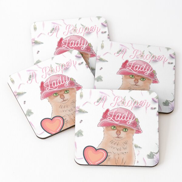 Item preview, A Proper Lady - Cute Kitten designed and sold by BunnyBizarre.
