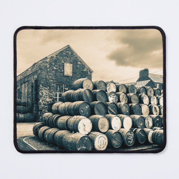 Item preview, Empty Casks In The Springbank Yard designed and sold by Wandering Spirits Global.