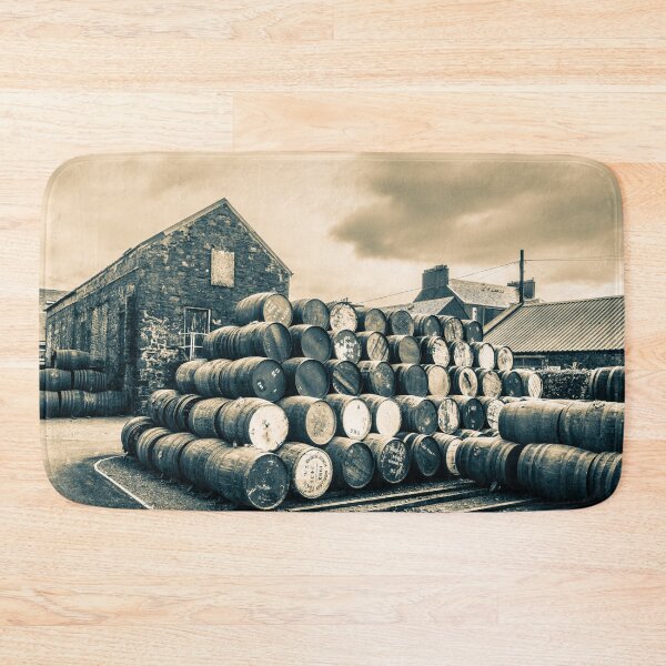 Item preview, Empty Casks In The Springbank Yard designed and sold by Wandering Spirits Global.