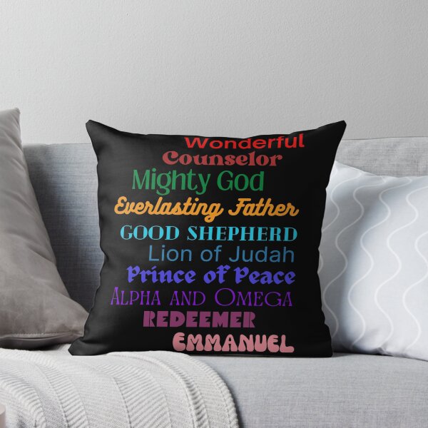 Item preview, Names of Jesus: Wonderful, Counselor, Mighty God, Redeemer! designed and sold by Cowboy Folly.