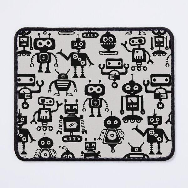 Item preview, Robot All-Over Print and Sticker Pack designed and sold by Unhinged Heather.