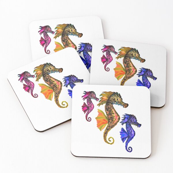 Item preview, Colorful Seahorses designed and sold by MonkeyBen.