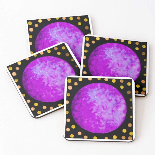 Item preview, No. 3 (purple moon) design designed and sold by NatureUPdesign.